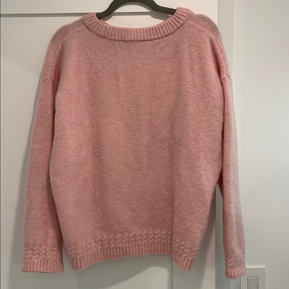 Sezane Amiel jumper light pink medium - Picture 2 of 6